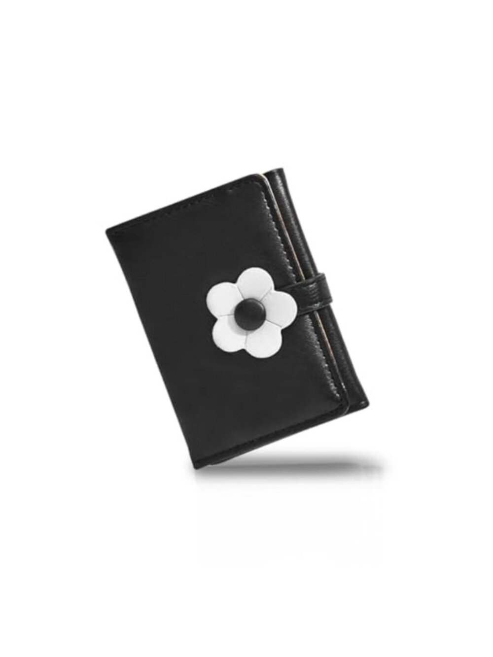 Small PU Leather Wallet for Women with 7 Card Slots